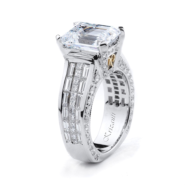 18KTW INVISIBLE SET ENGAGEMENT RING 2.62CT